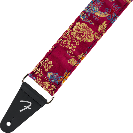 Fender Satin Dragon Strap - Wine