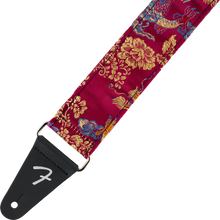 Load image into Gallery viewer, Fender Satin Dragon Strap - Wine
