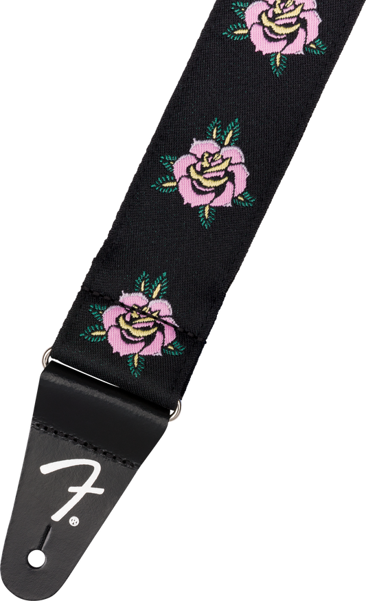 Fender Rose Strap, Pink, 2"