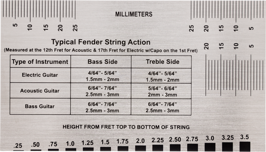 Fender String Action Gauge
