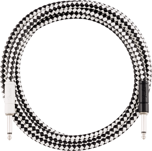 Fender Pro 10' Instrument Cable - Checkerboard