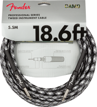 Load image into Gallery viewer, Fender Professional Series Instrument Cable Straight/Straight - 18.6&#39; - Winter Camo
