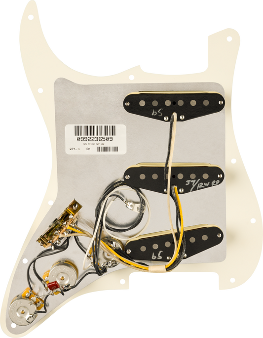 Fender Pre-Wired Strat Pickguard Pure Vintage '59 w/RWRP Midde