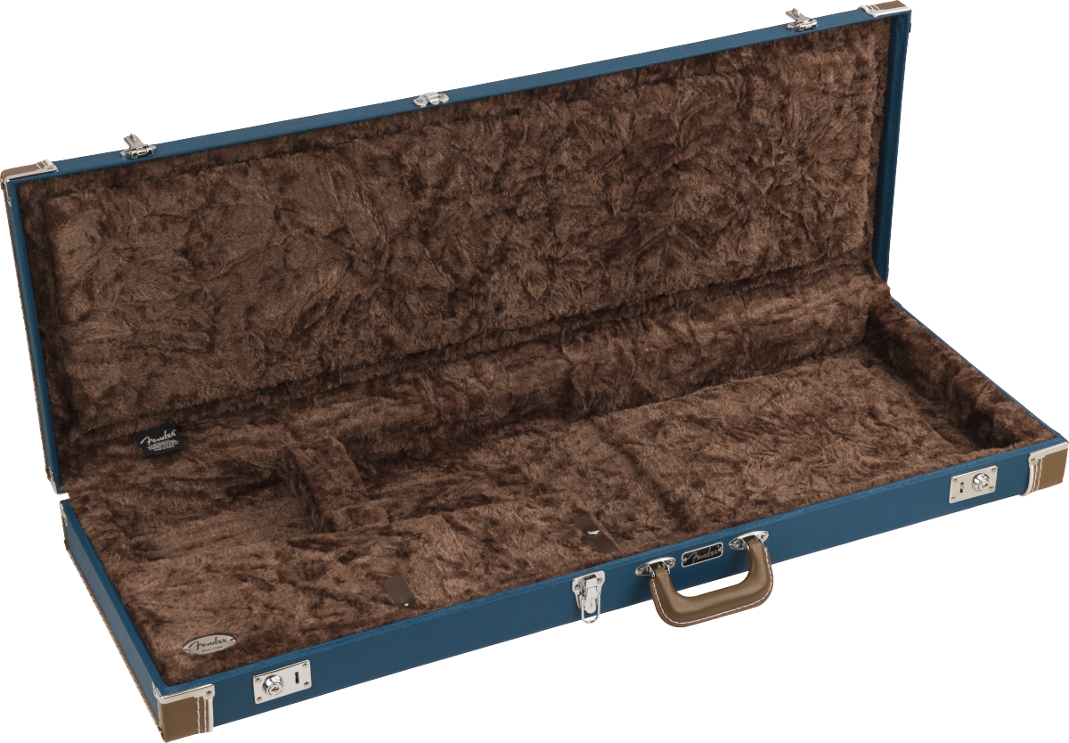 Fender Classic Series Wood Case - Stratocaster/Telecaster -Navy Blue