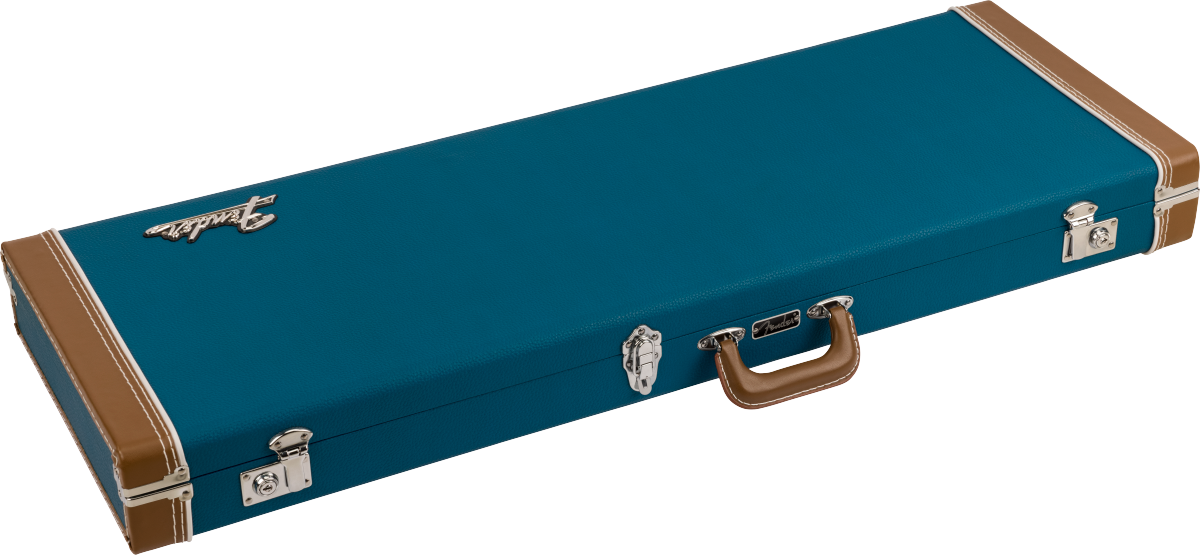 Fender Classic Series Wood Case - Stratocaster/Telecaster -Navy Blue