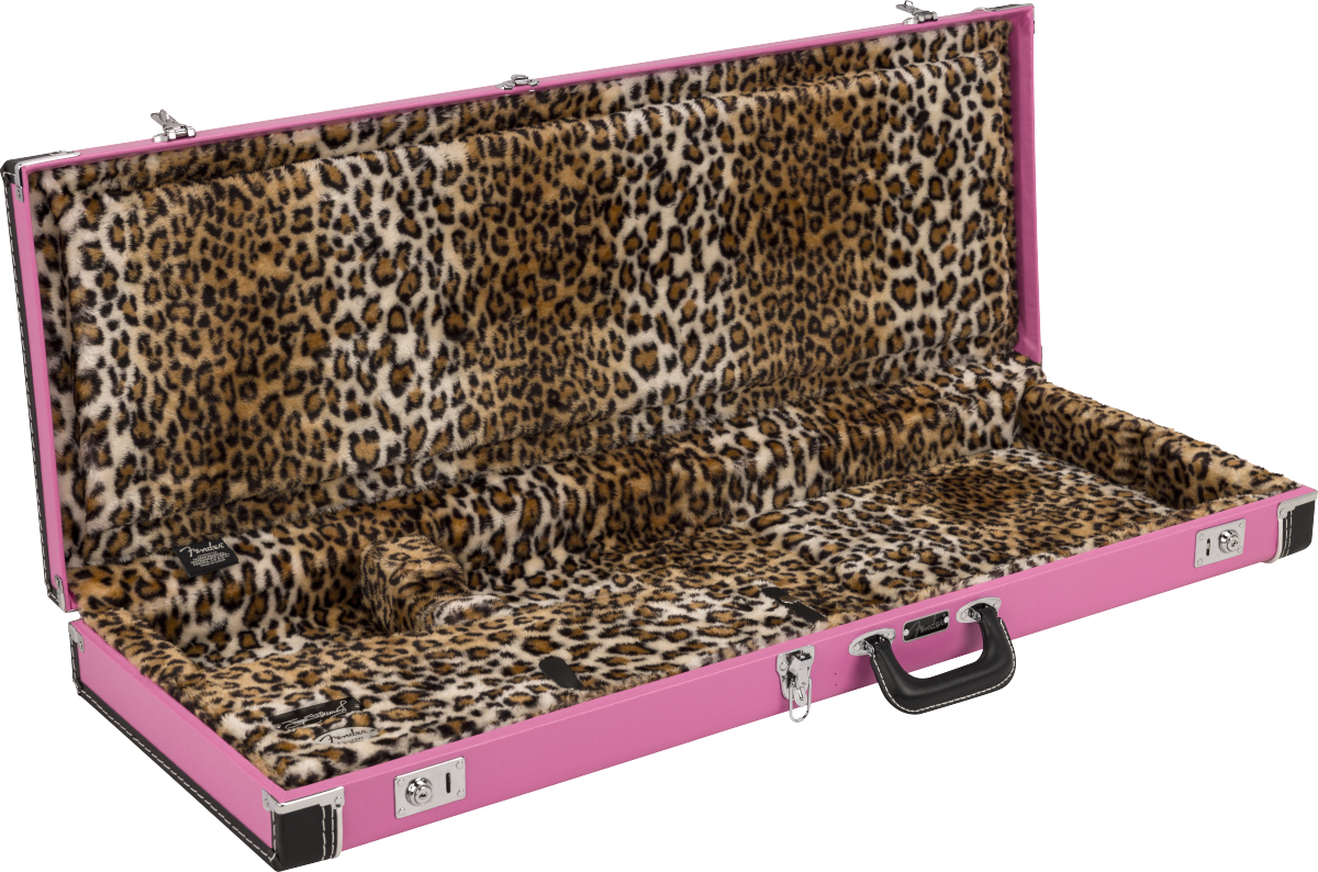 Fender Joe Strummer Strat/Tele Case - Pink Leopard