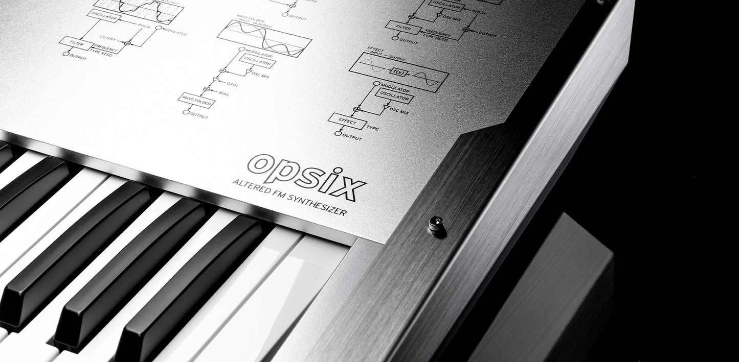 Special Limited Edition Korg Opsix SE Platinum FM Synthesizer With Case