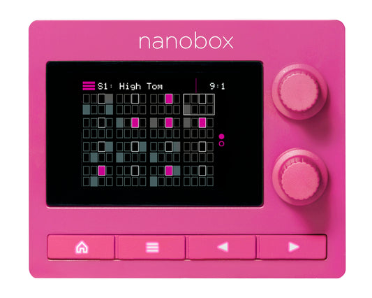 1010music nanobox Razzmatazz Mini Drum Sequencer with FM Synthesis and Sampling