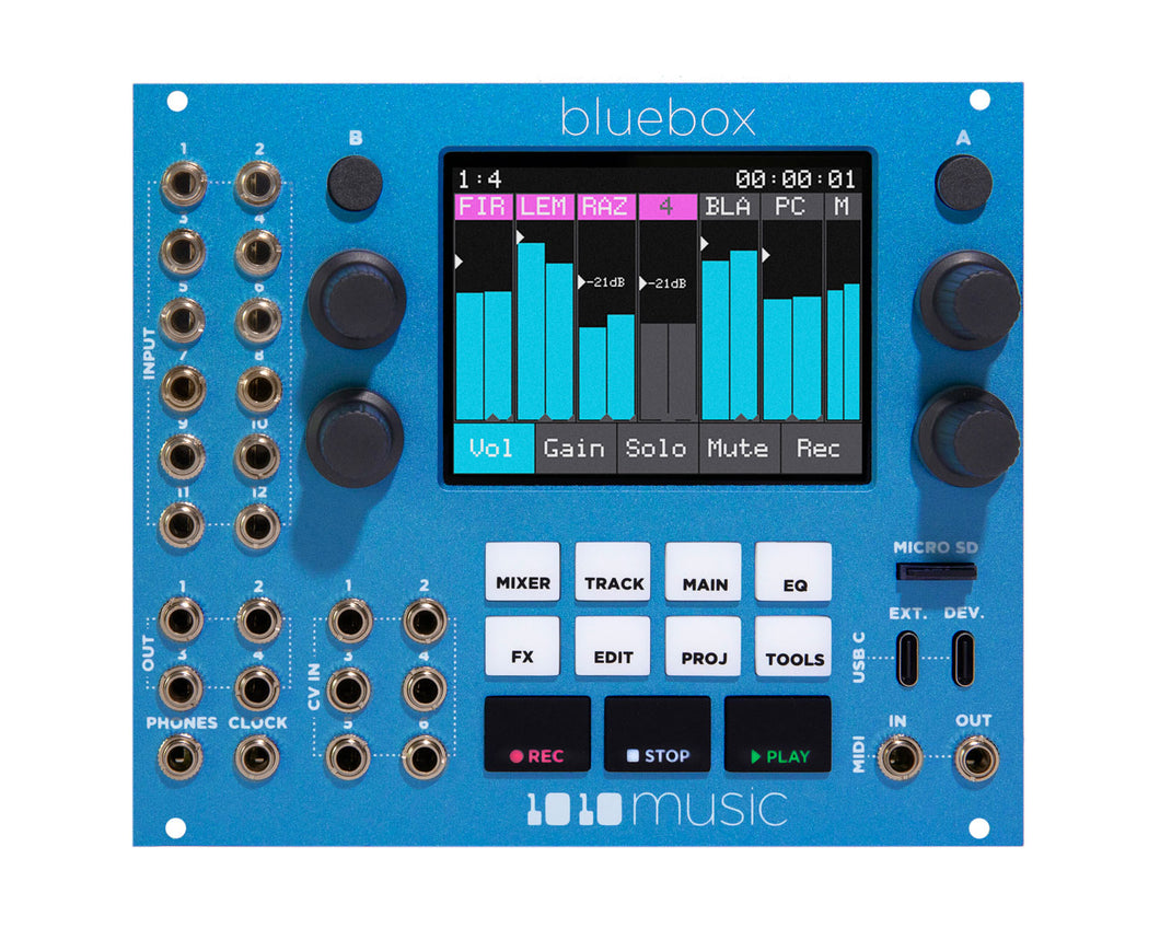 1010music Bluebox Eurorack Edition - Compact Digital Mixer