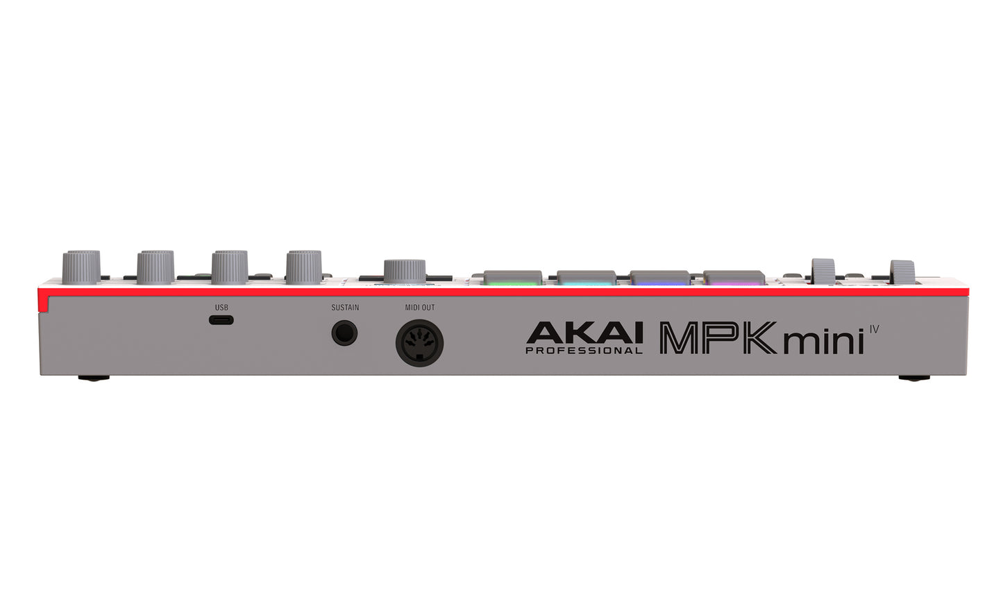 AKAI MPK Mini 4 Compact MIDI Controller - Grey