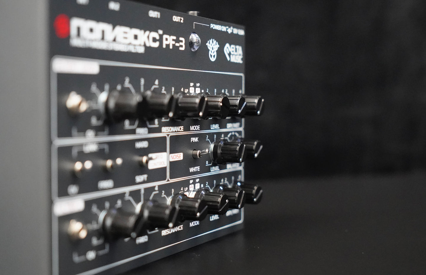 ELTA Music PF-3 MkII POLIVOKS Stereo Filter - Black