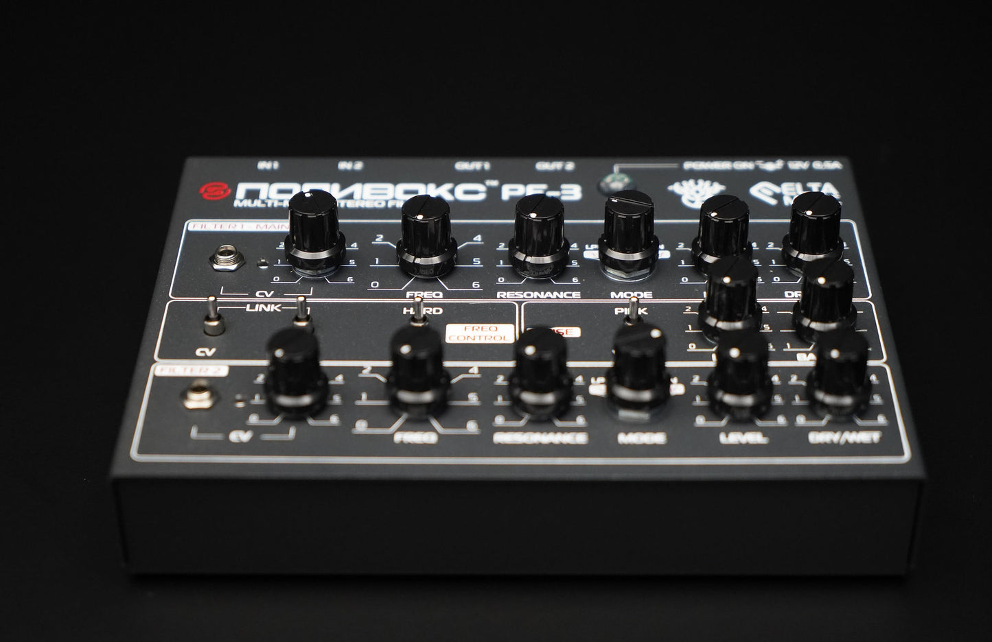 ELTA Music PF-3 MkII POLIVOKS Stereo Filter - Black