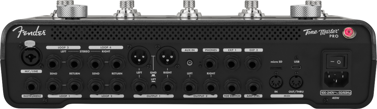 Fender Tone Master Pro Multi Effects Guitar Workstation