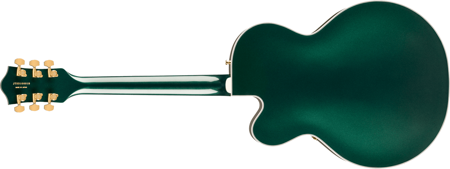 Gretsch Nashville Hollow Body with String-Thru Bigsby and Gold Hardware, Ebony Fingerboard - Cadillac Green