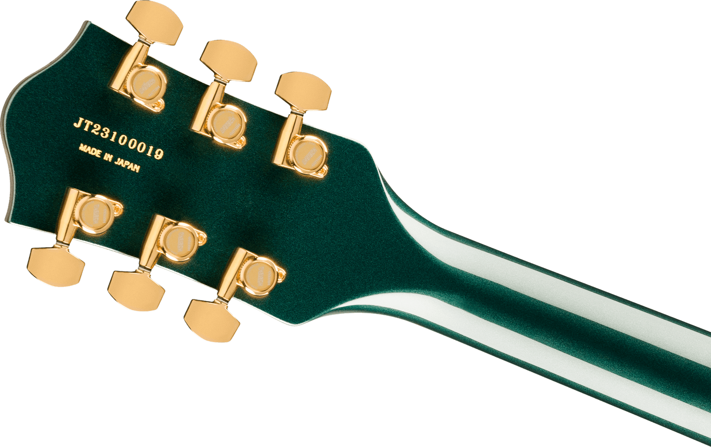 Gretsch Nashville Hollow Body with String-Thru Bigsby and Gold Hardware, Ebony Fingerboard - Cadillac Green