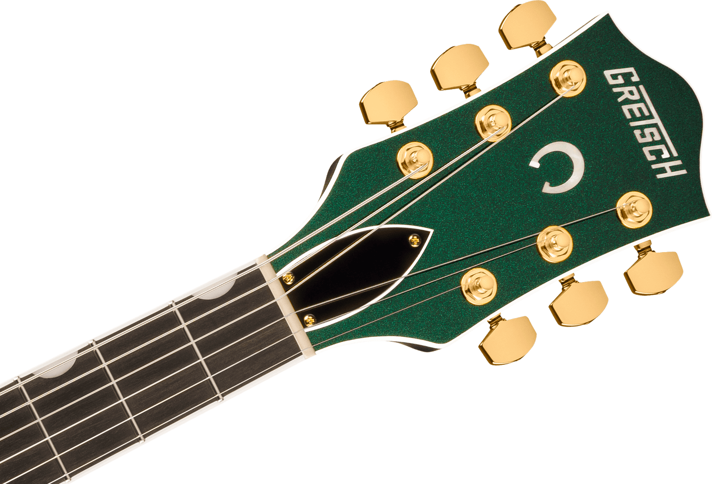Gretsch Nashville Hollow Body with String-Thru Bigsby and Gold Hardware, Ebony Fingerboard - Cadillac Green