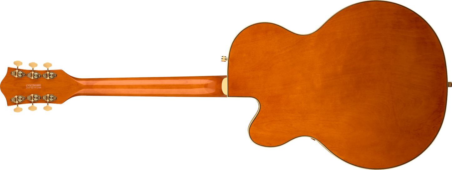 Gretsch Synchromatic Nashville Hollow Body Single-Cut with Bigsby Ebony Fingerboard - Orange Stain