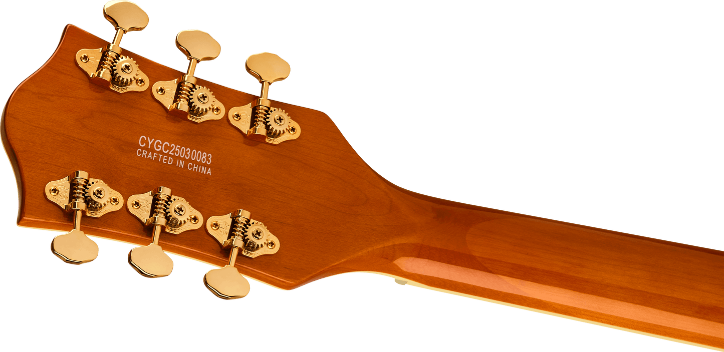 Gretsch Synchromatic Nashville Hollow Body Single-Cut with Bigsby Ebony Fingerboard - Orange Stain
