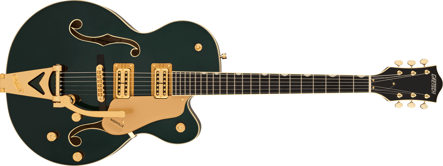 Gretsch Synchromatic Nashville Hollow Body Single-Cut with Bigsby Ebony Fingerboard - Cadillac Green