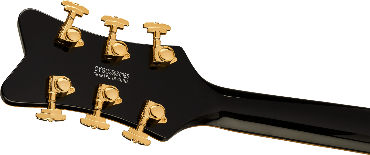 Gretsch Synchromatic Falcon Hollow Body Single-Cut with Bigsby Ebony Fingerboard - Black