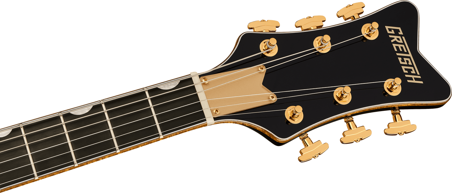 Gretsch Synchromatic Falcon Hollow Body Single-Cut with Bigsby Ebony Fingerboard - Black