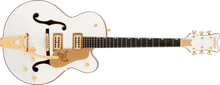 Load image into Gallery viewer, Gretsch Synchromatic Falcon Hollow Body Single-Cut with Bigsby Ebony Fingerboard - Snowcrest White
