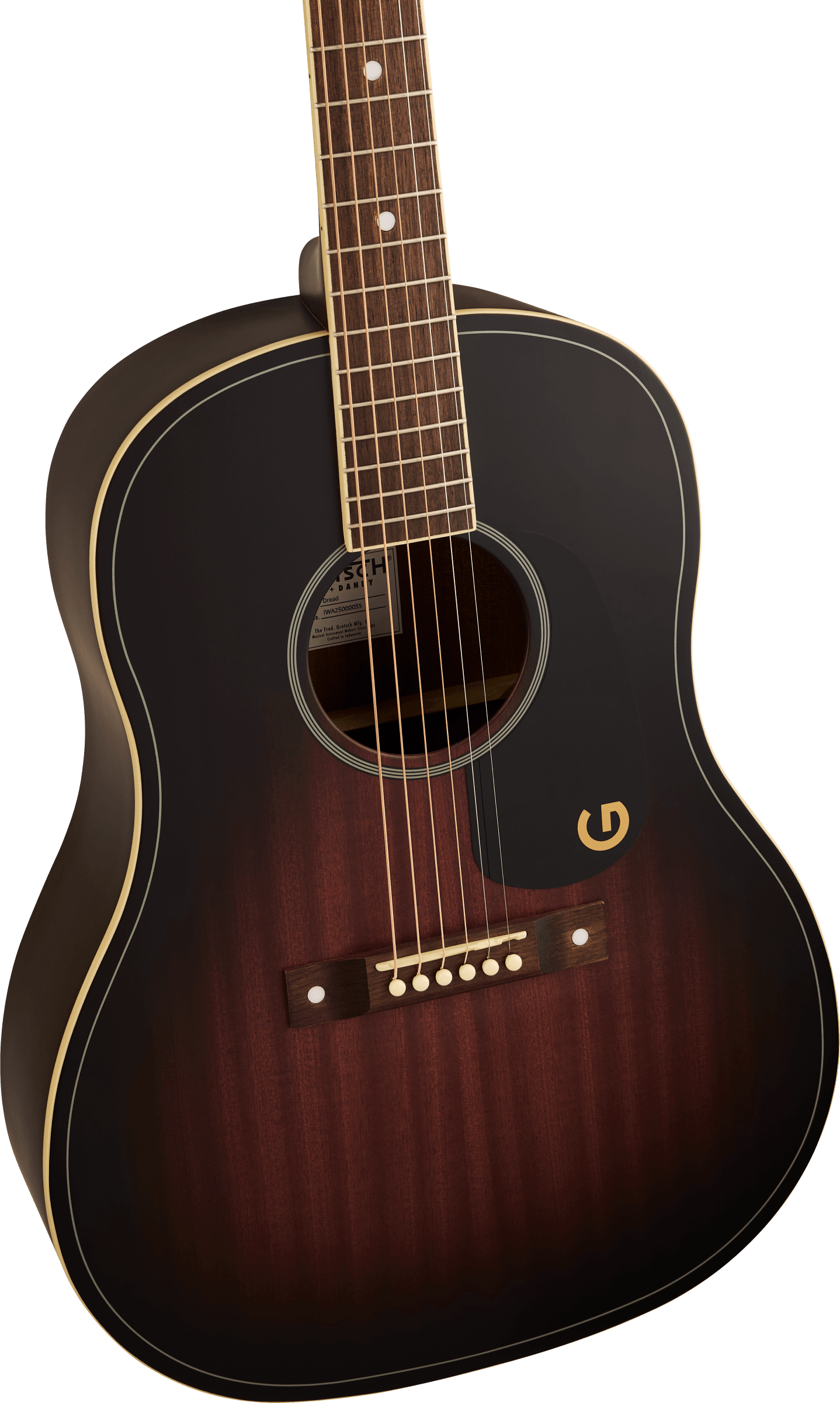 Gretsch Jim Dandy Dreadnought Walnut - Deep Cherry Burst