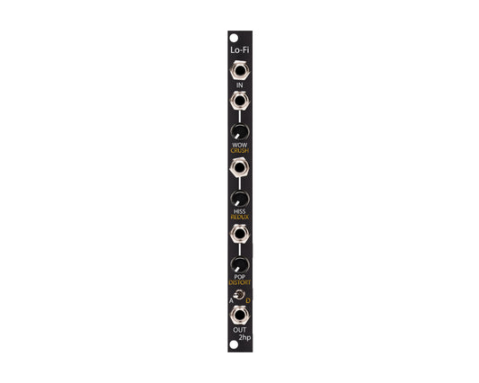 2hp Lo-Fi Audio Degradation Emulator - Black