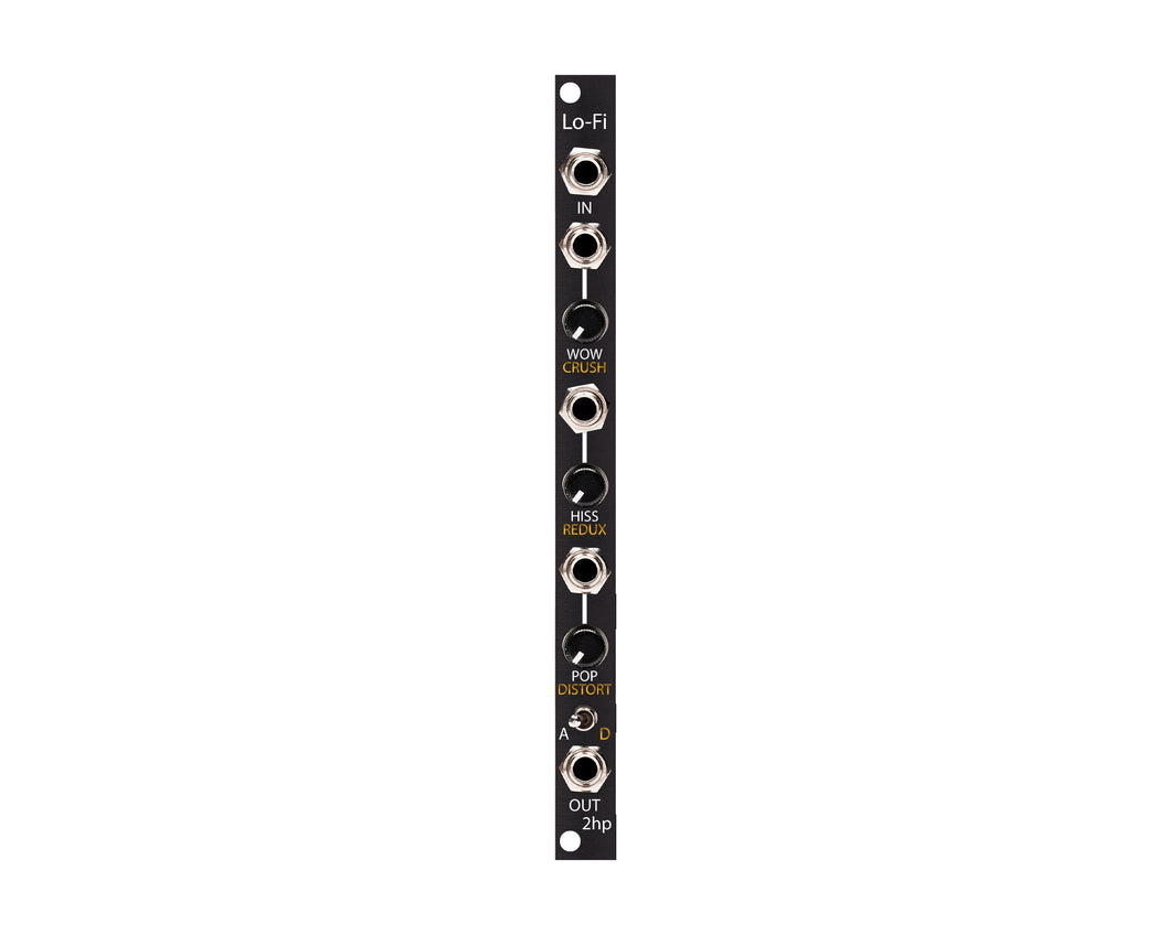 2hp Lo-Fi Audio Degradation Emulator - Black