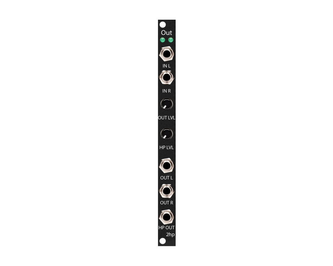 2hp Out Stereo Line Out and Headphone Amp - Black