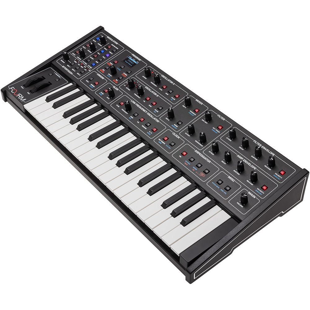 Sequential Fourm 4-Voice Analog Synthesiser With Polyphonic Aftertouch