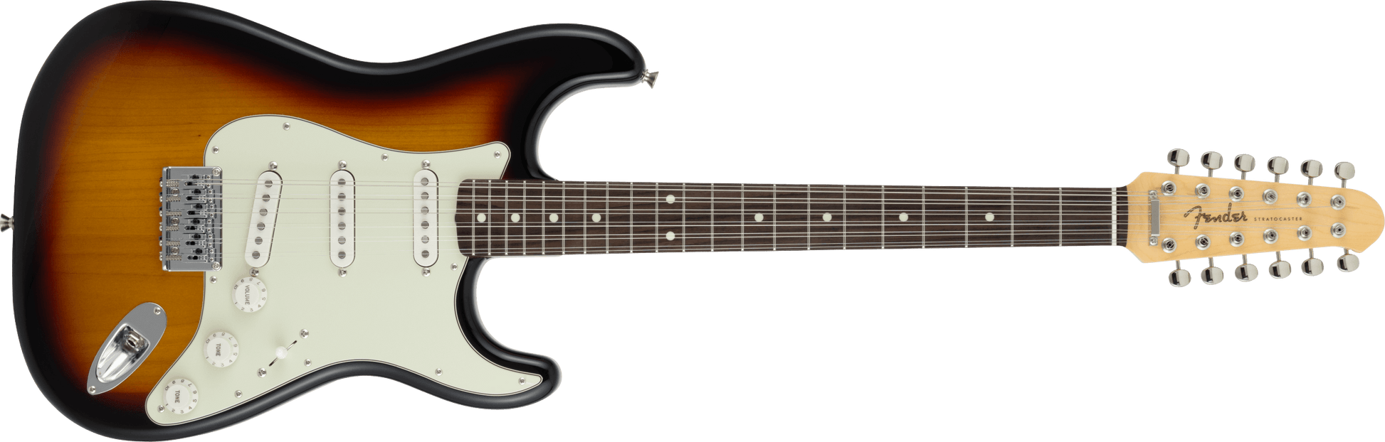 Fender Made in Japan Limited Stratocaster XII - 3-Colour Sunburst