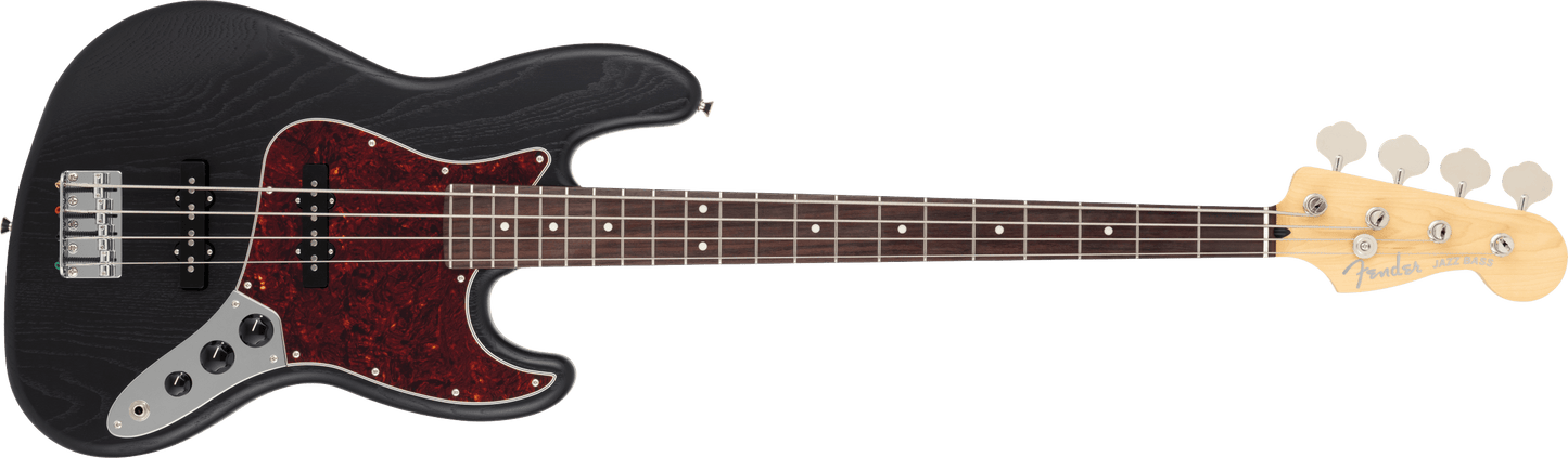 Fender Made in Japan Limited Jazz Bass Raw Ash - Black
