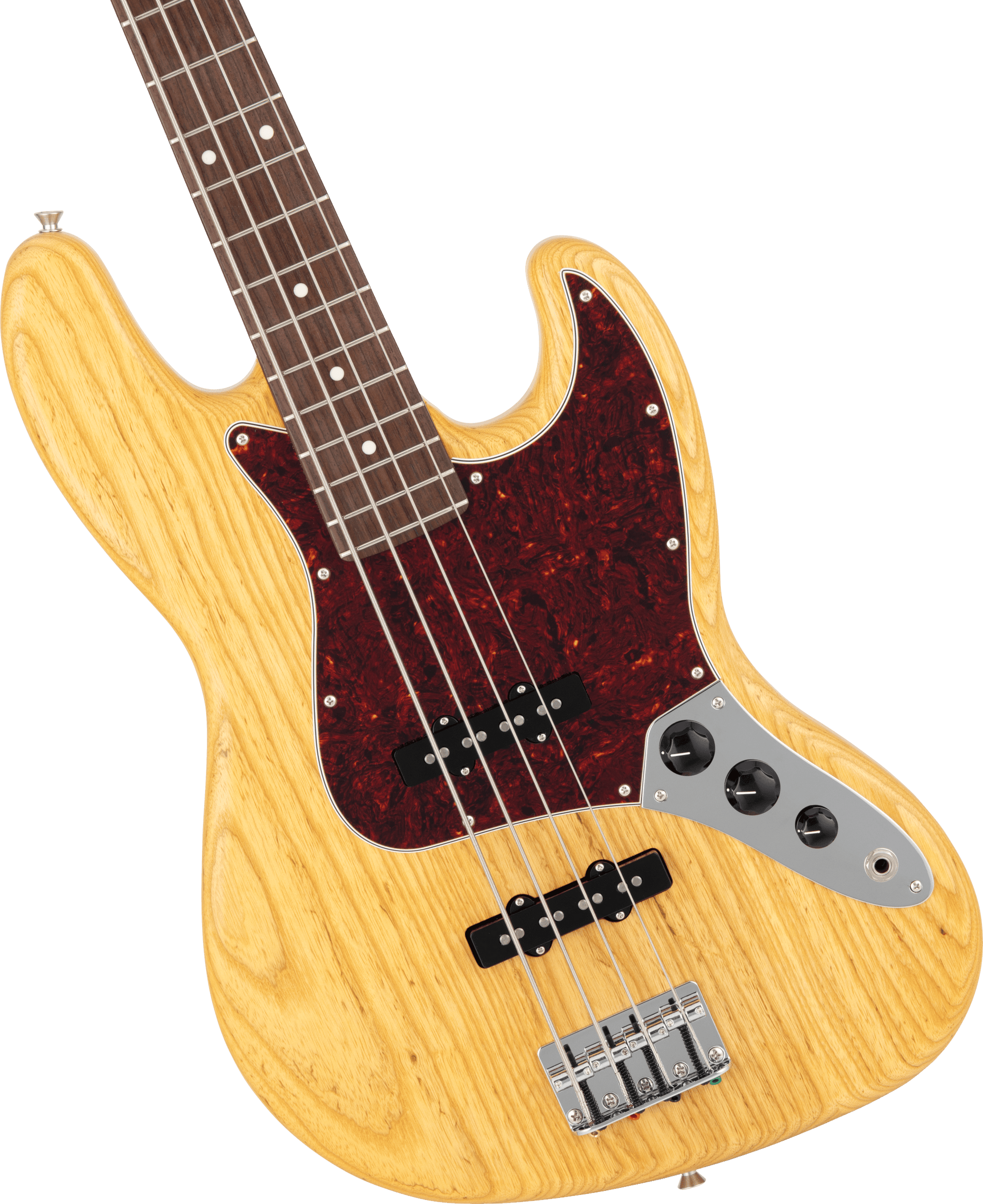 ベース Fender Japan PB70-93US NAT/M ASH/Maple Fender Made in Japan Limited Jazz Bass Raw Ash - Vintage Natural