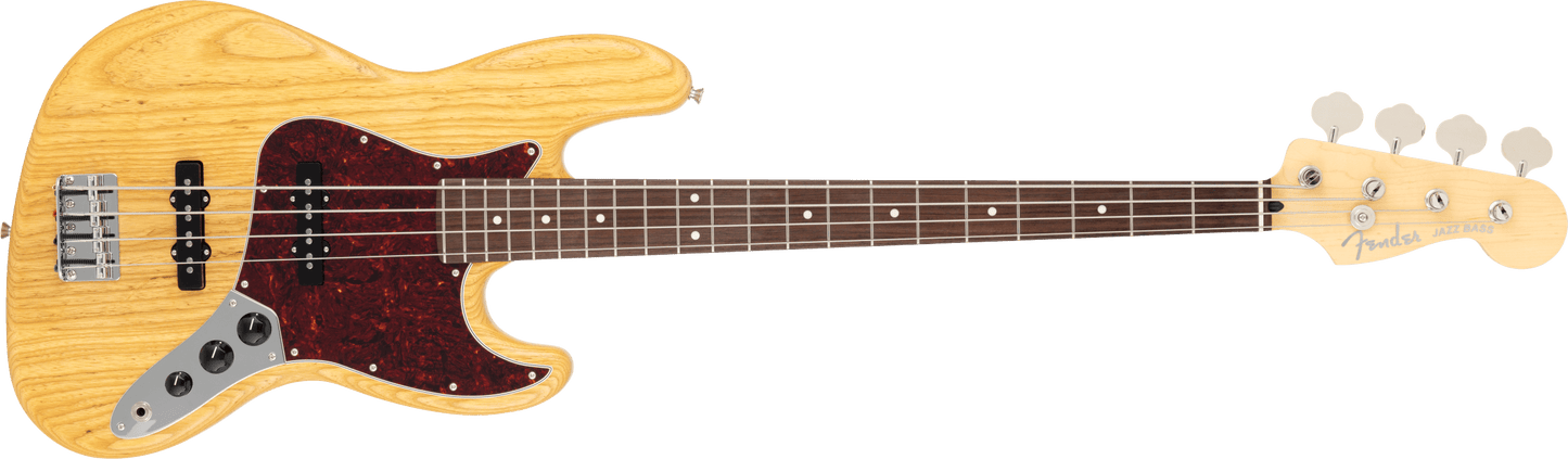Fender Made in Japan Limited Jazz Bass Raw Ash - Vintage Natural