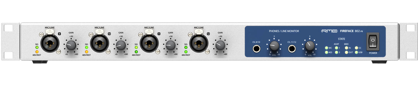 RME Fireface 802 FS 60-Channel 192 kHz High-End USB Audio Interface