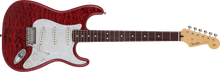 Load image into Gallery viewer, Limited Edition Fender 2024 Collection: Made in Japan Hybrid II Stratocaster - Quilt Red Beryl
