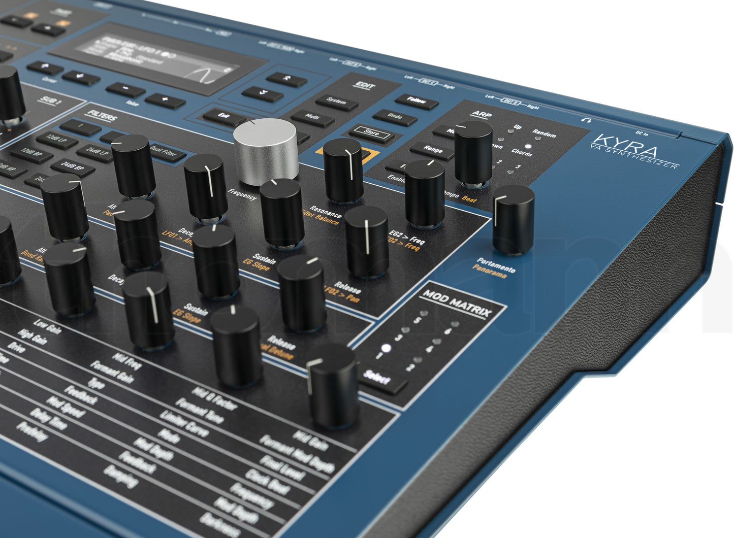 Waldorf Special Edition Seablue Kyra SE 128 Voice Desktop Synthesizer