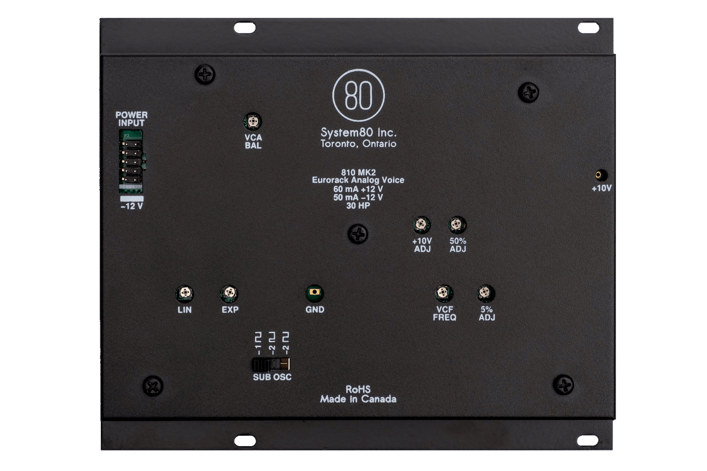 System80 810 MK2 3-in-1 Subtractive Voice Module