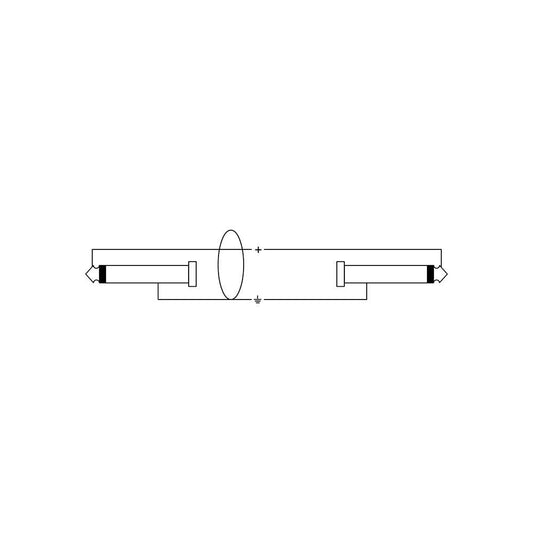 Cordial Essentials REAN 2x 6.3mm Mono Gold to 6.3mm Mono Gold (3m)