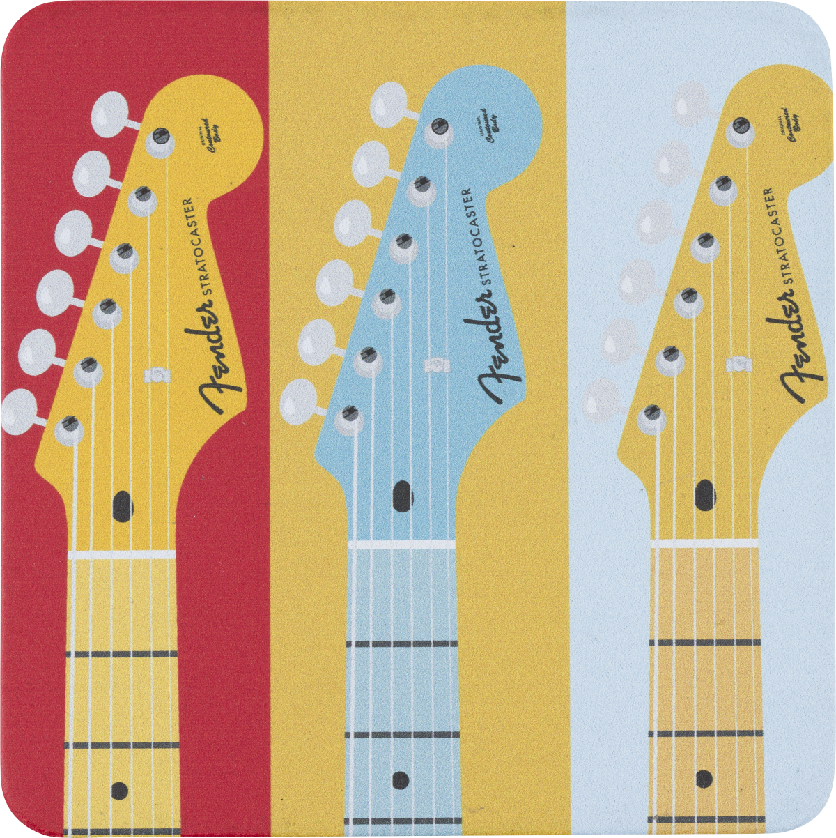 Fender Stratocaster Modern Design Coaster Set
