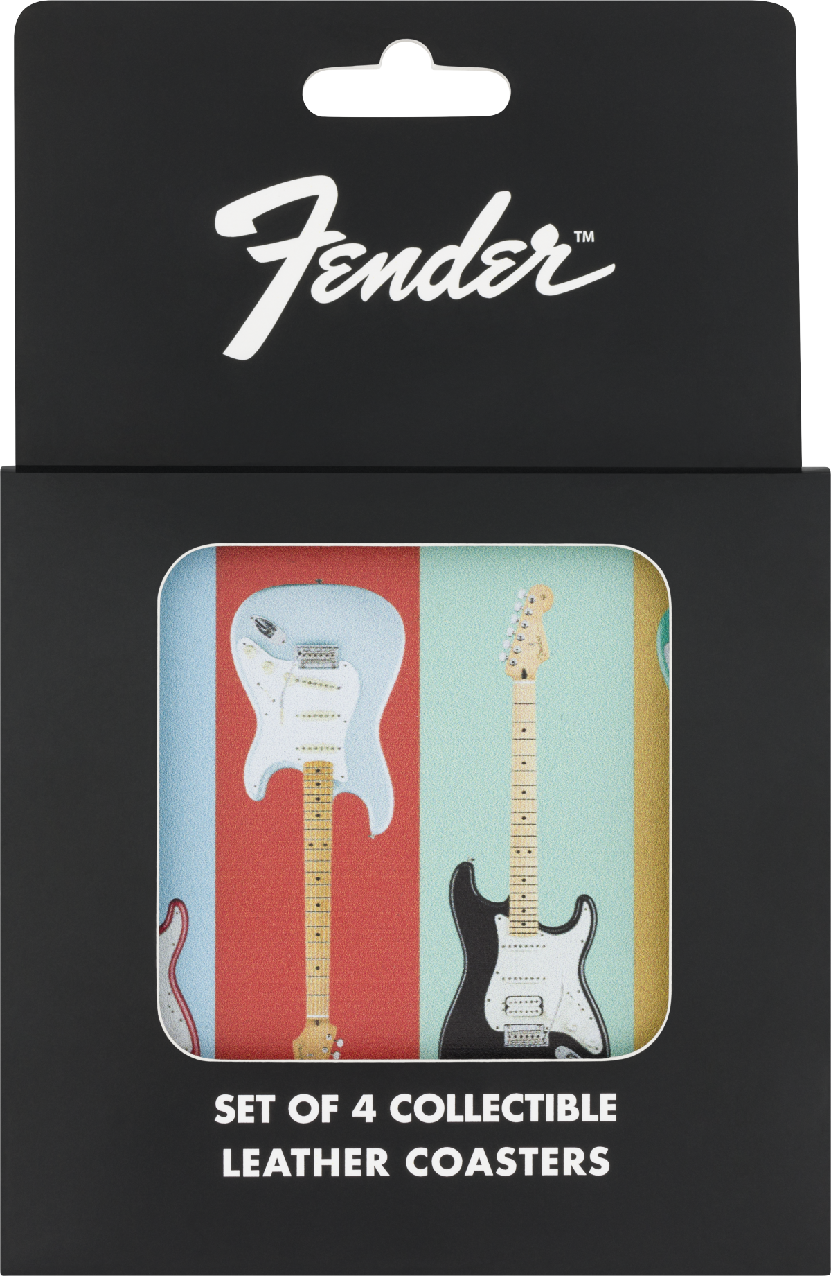 Fender Stratocaster Modern Design Coaster Set
