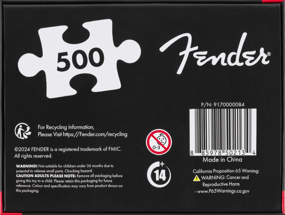 Fender 500 piece Stratocaster Puzzle