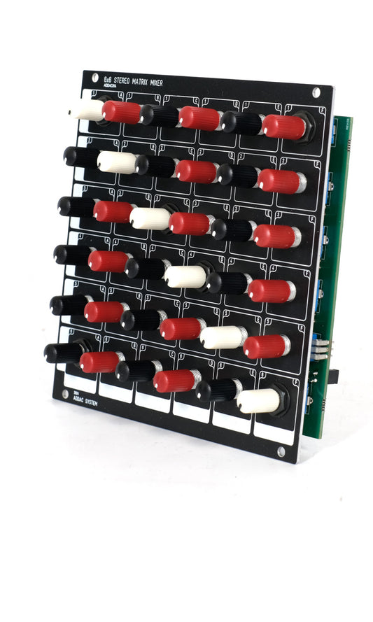 ADDAC System ADDAC814 Jacks & Controls 6x6 Stereo Matrix Mixer