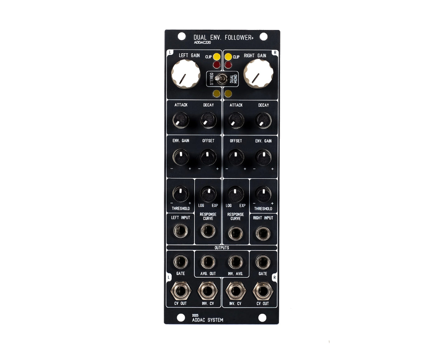 ADDAC System ADDAC220 Dual Envelope Follower+