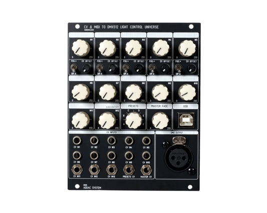 ADDAC System ADDAC223 CV & MIDI to DMX512 Light Control Universe