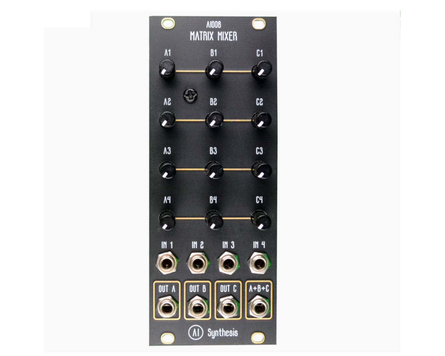 AI Synthesis AI008 DIY Kit Eurorack Matrix Mixer – Found Sound