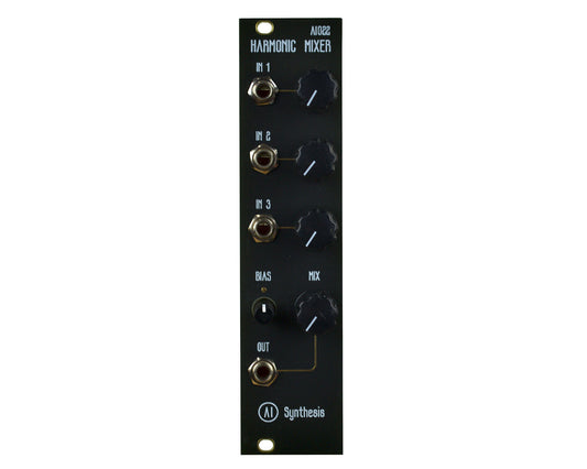 AI Synthesis AI022 Harmonic Oscillator Full DIY Kit - Silver/Black