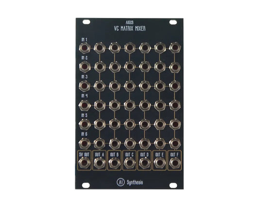 AI Synthesis AI028 DiY Voltage Controlled Matrix Mixer - Black