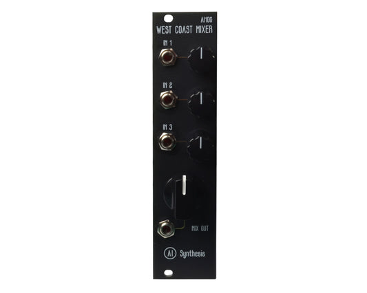 AI Synthesis AI106 West Coast Mixer - Full DIY Kit- Black